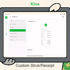 Struk yang Dapat Dikustomisasi